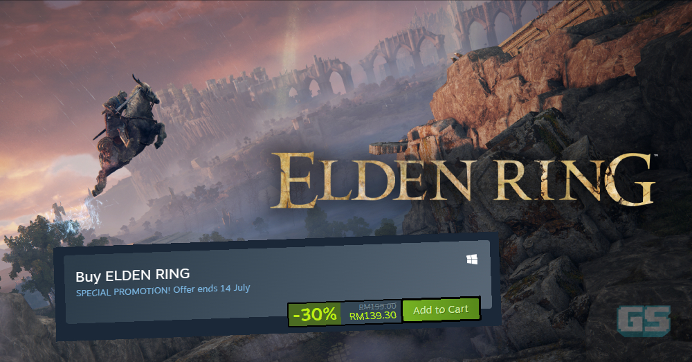 Game of the Year 2022 Elden Ring boleh didapatkan dengan diskaun 30 di
