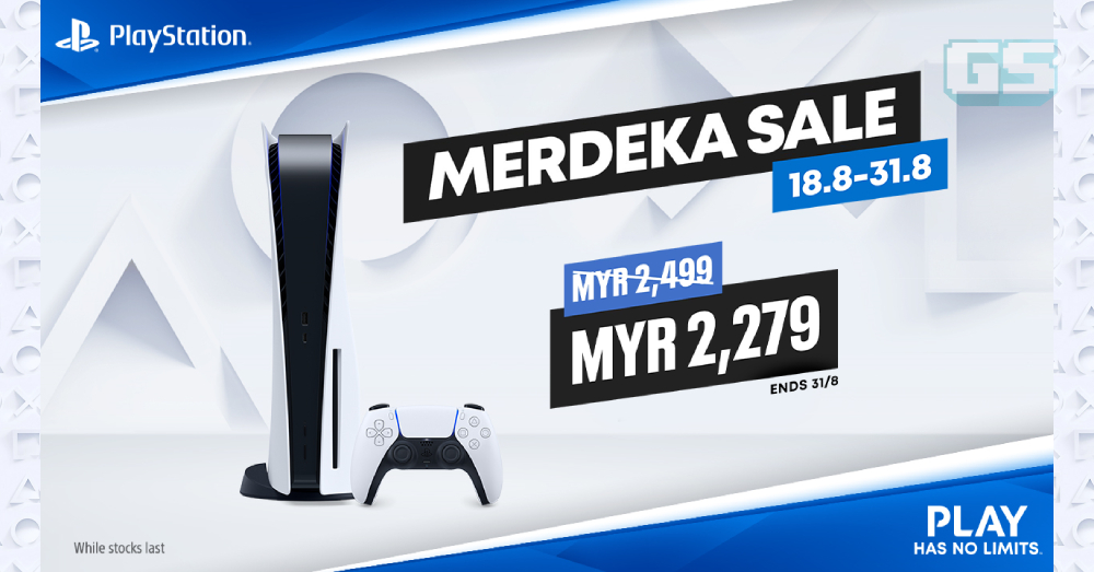 Merdeka Sale PlayStation Bermula! Dapatkan konsol PS5 Dengan Harga RM